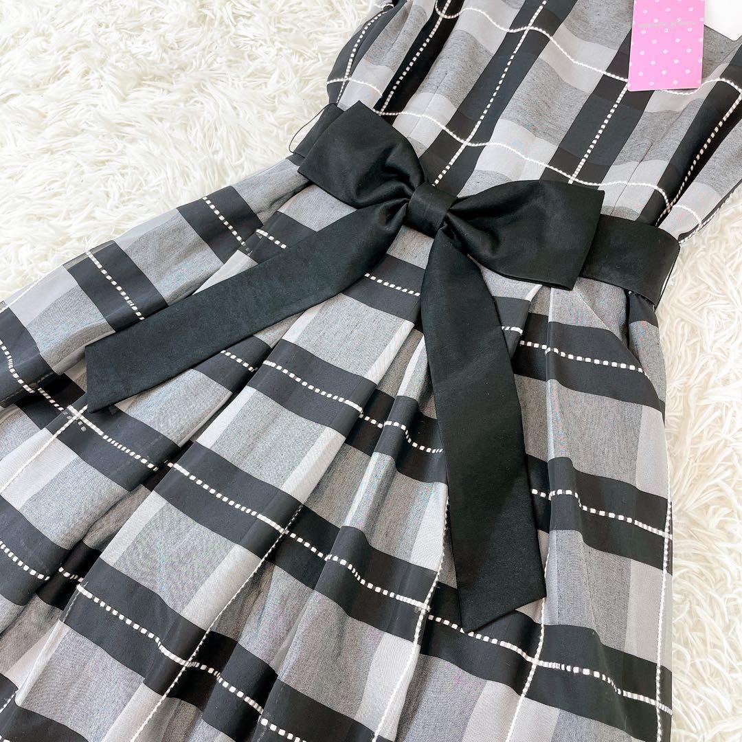 新品✨mezzo piano junior ブロックチェックワンピースドレス