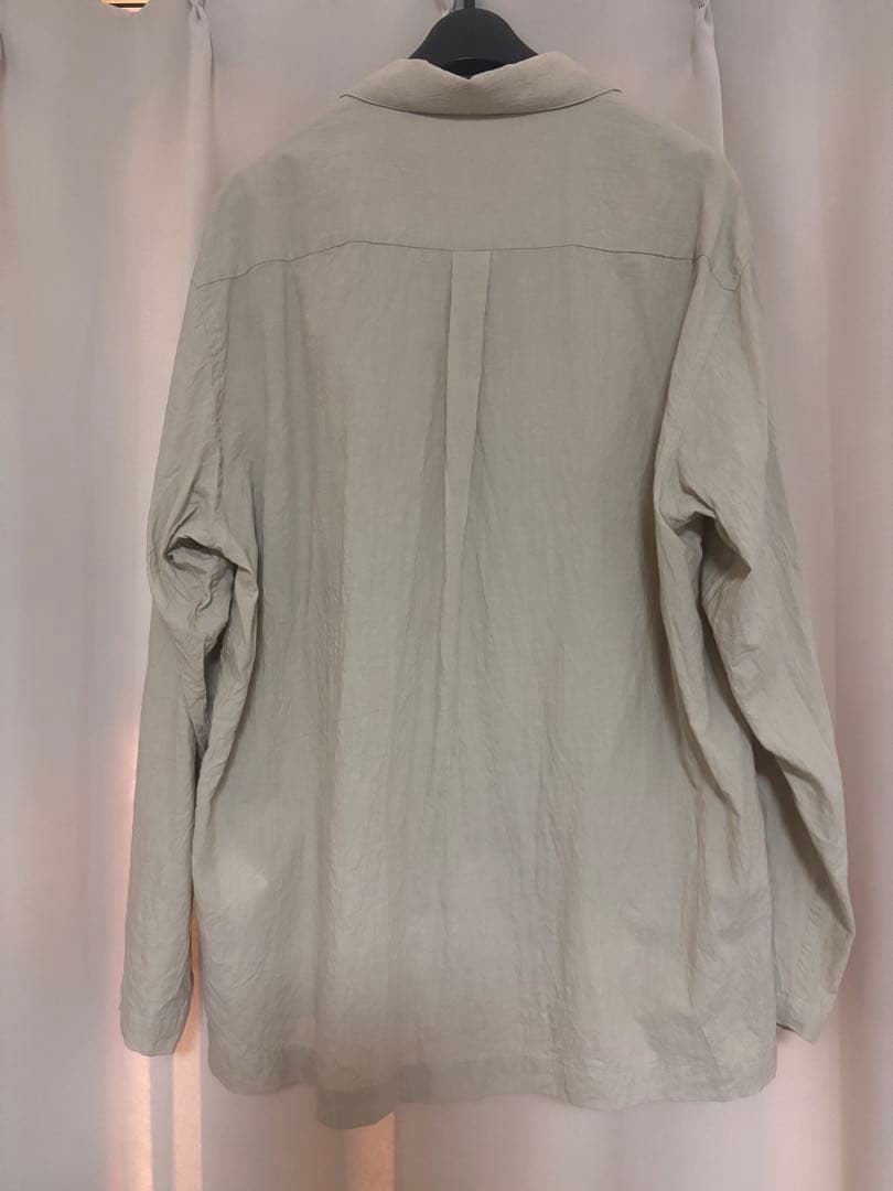 STILL BY HAND SH04252 コットンシルクオープンカラーシャツ