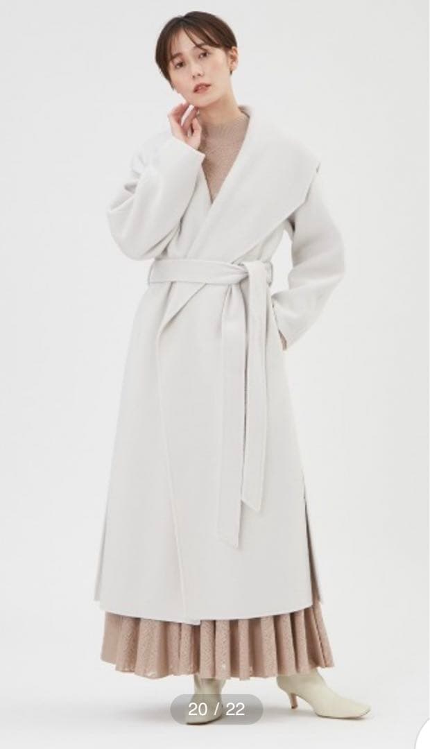 FRAY I.D ワイドショールカラーリバーコート フレイ アイディー