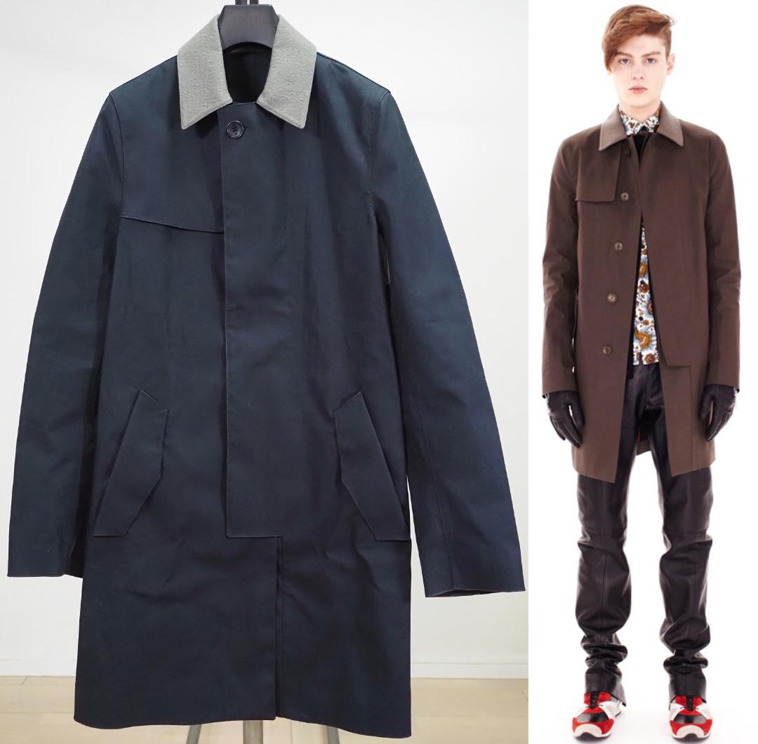 BALENCIAGA バレンシアガ 11AW襟切り替えボンディングコート44