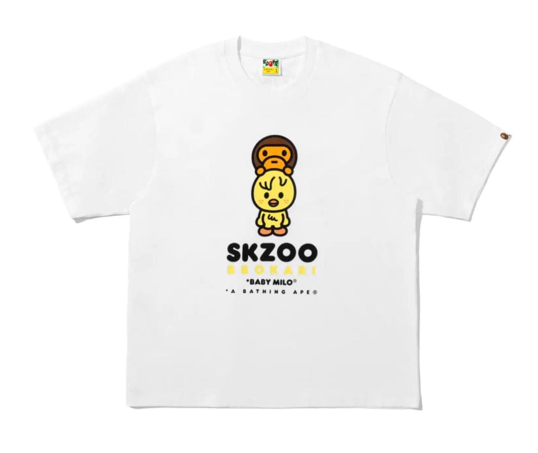 ポガリ✴︎APE SKZOO TシャツStray Kidsスキズアベイシングエイプ