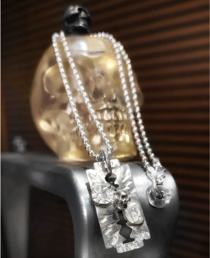 ストップライト カミソリトップ　シルバーミニスカル カスタム