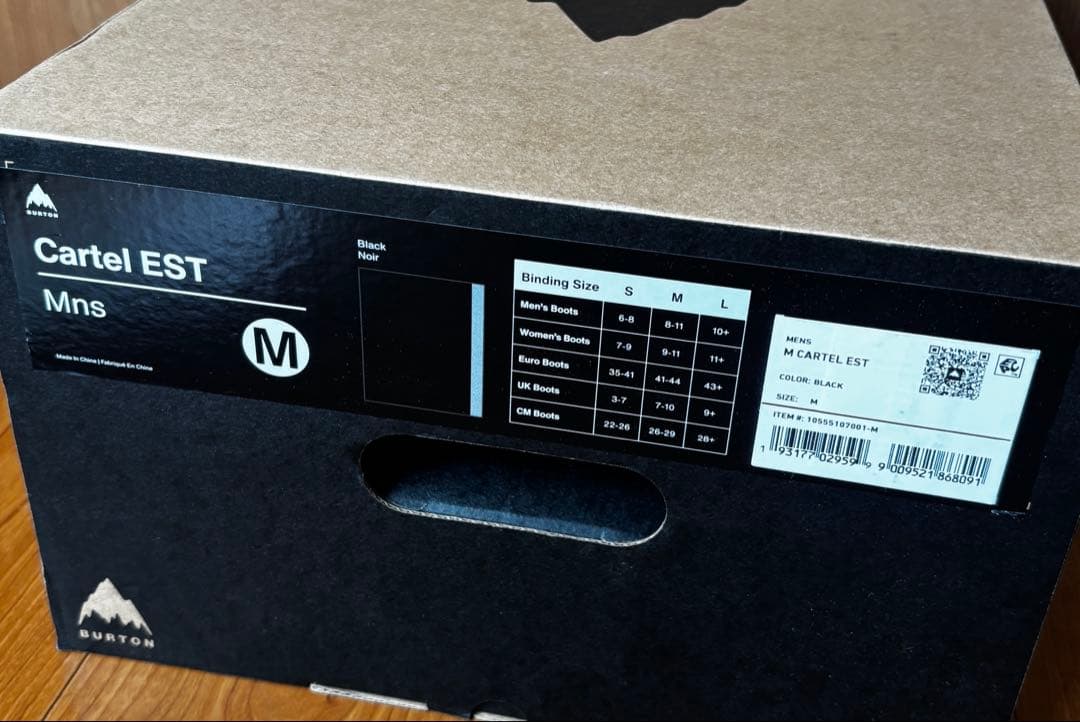 2025-26 BURTON MEN'S CARTEL EST Mサイズ