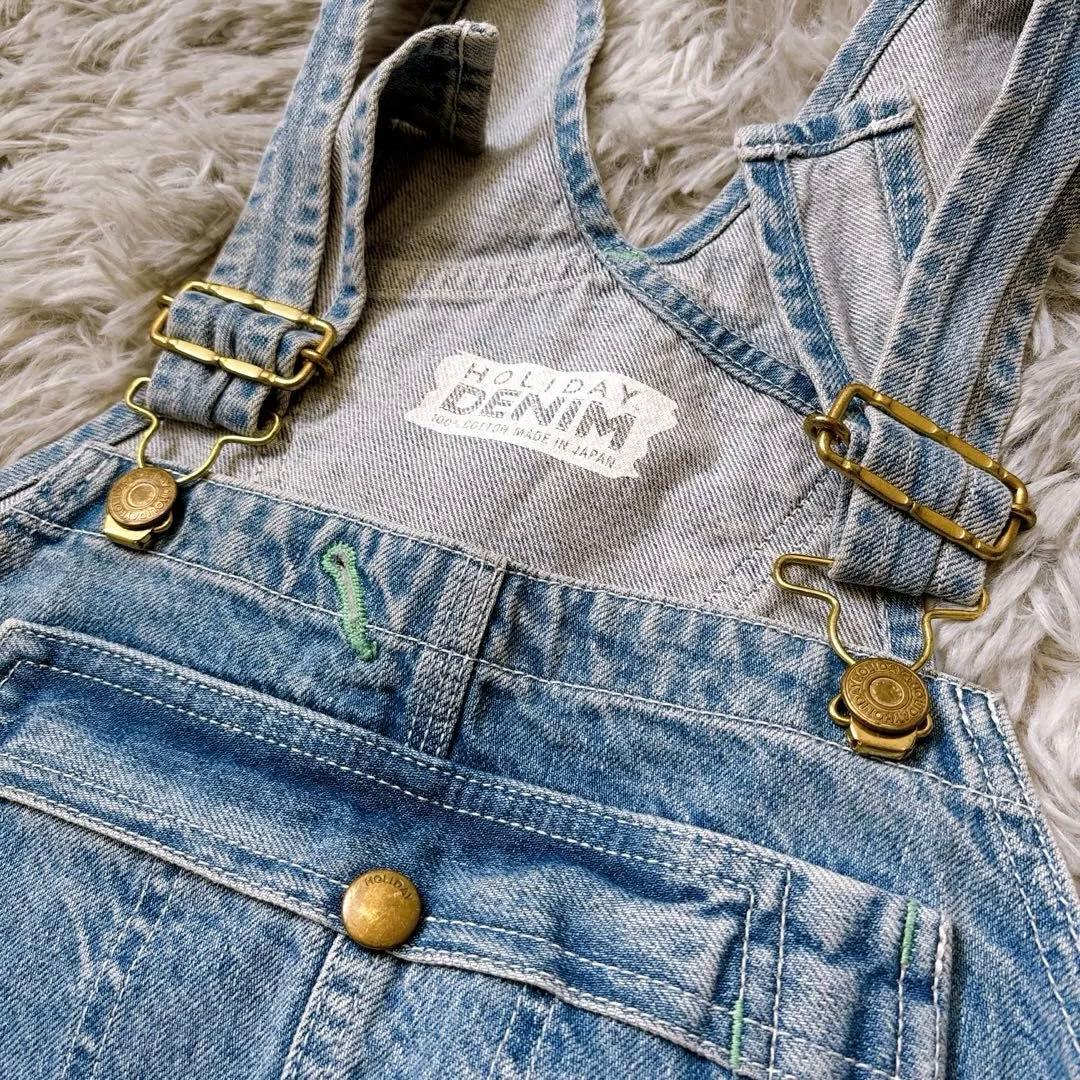 【美品】HOLIDAY BIG DENIM オーバーオール（0）フレア
