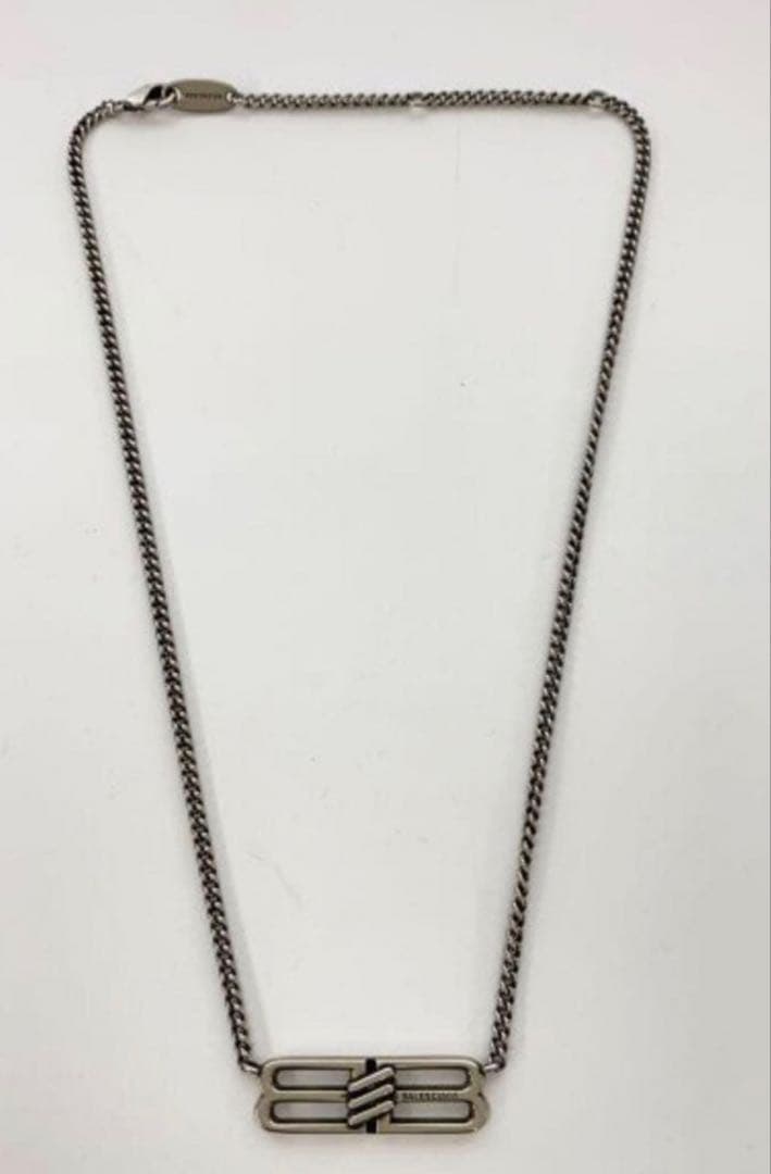 BALENCIAGA チェーンネックレス　BB ICONグルメット