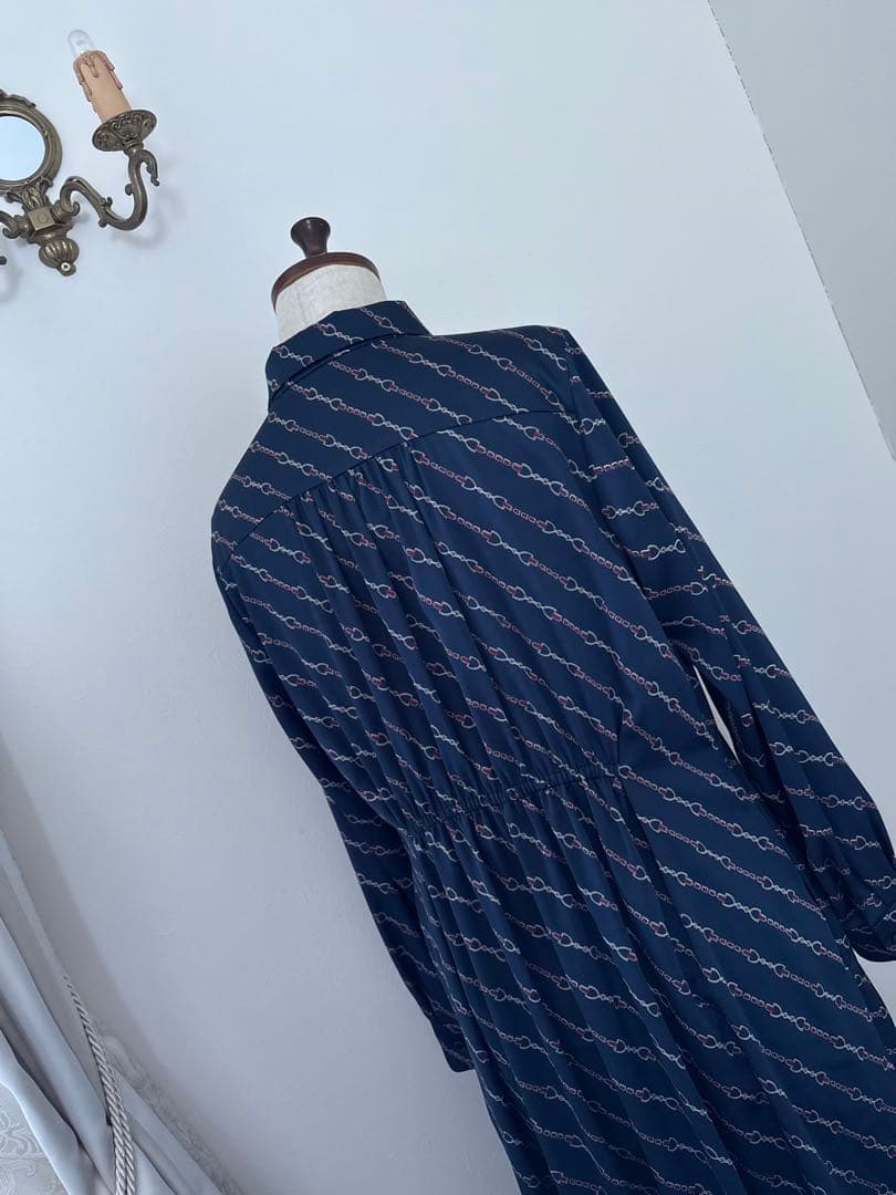 2024マッキントッシュロンドン　ビットプリントワンピース 38 ¥75,900