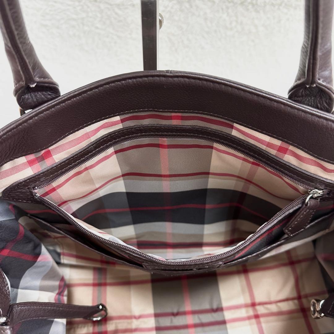 未使用級✨マッキントッシュロンドン トートバッグ レザー シボ革 A4 大容量