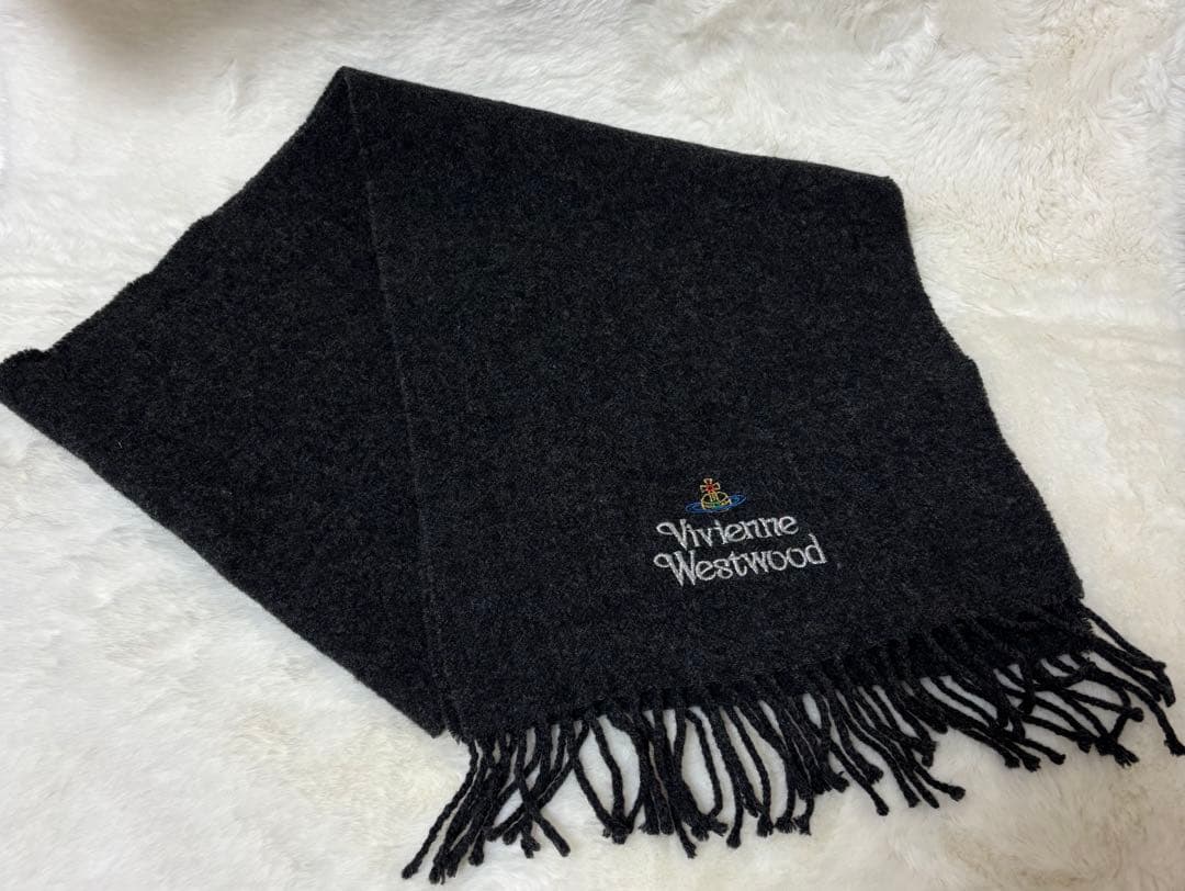 Vivienne Westwood ヴィヴィアン マフラー ウール 刺繍