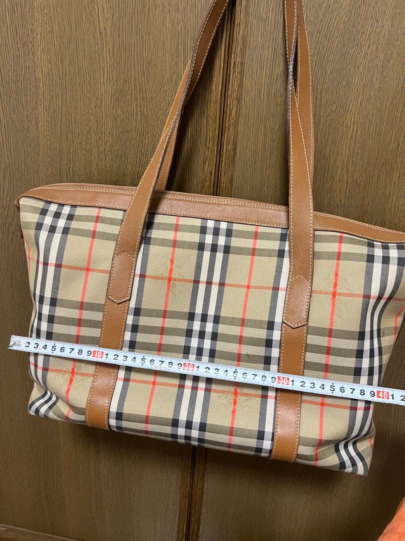 Burberry チェック柄 トートバッグ　ノバチェック　ヴィンテージ