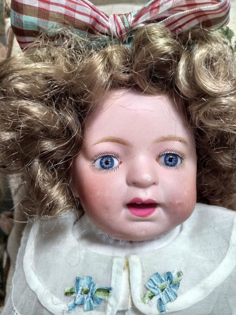 アンティークドール　ビスクドール　希少モリムラドール　日本人形