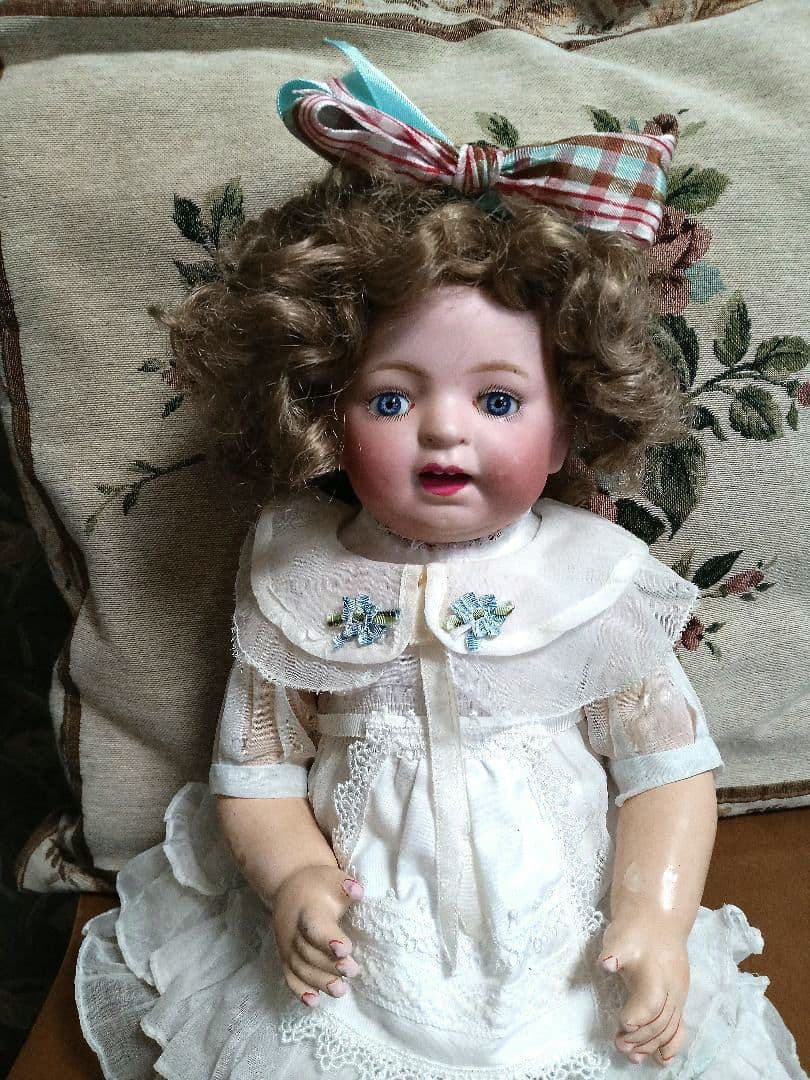 アンティークドール　ビスクドール　希少モリムラドール　日本人形