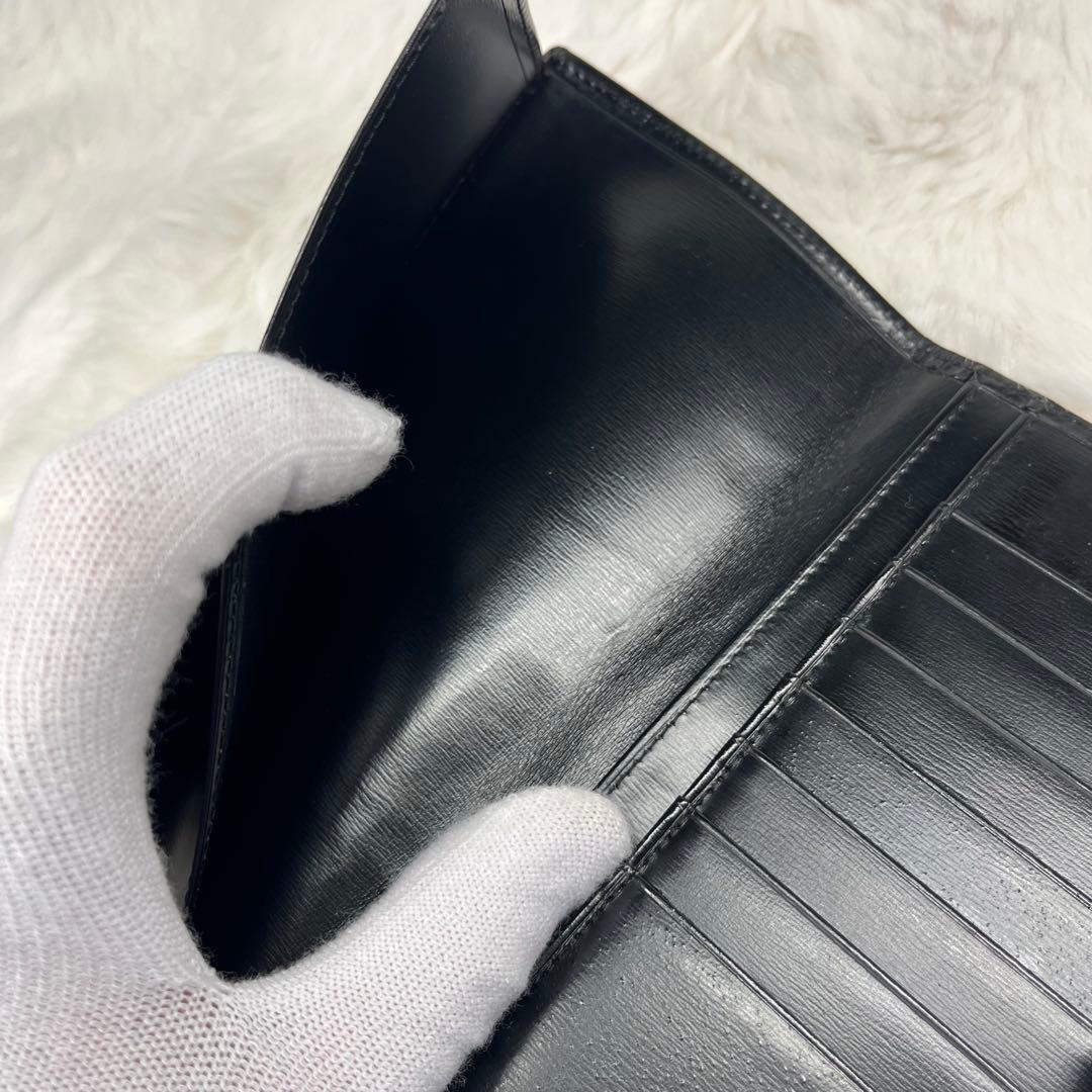【極美品】Cartier黒レザー長財布