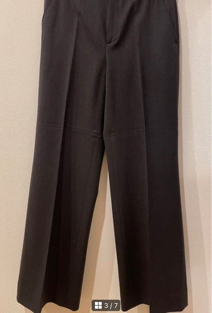 ラルフローレンパンツスーツ　チャコールグレー　ジャケット11号　パンツ9号