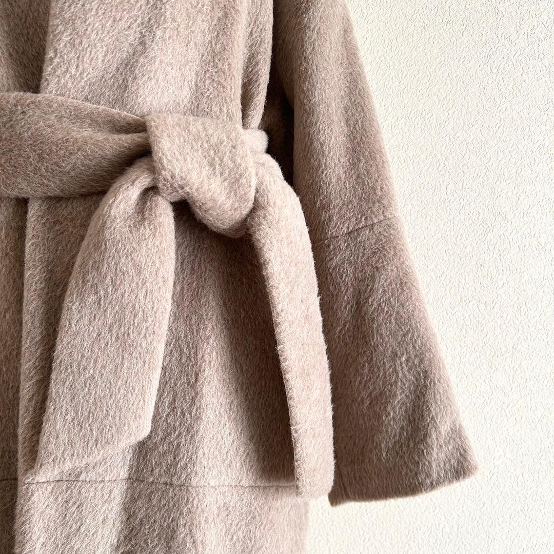 定価 77,000円 Whim Gazette ウールアルパカシャギーコート