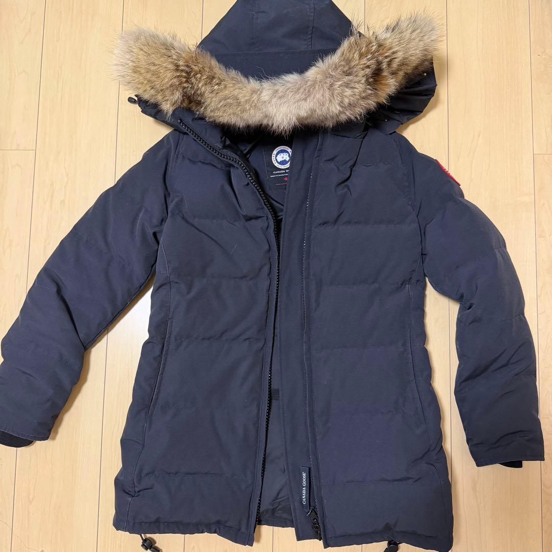   ダウンジャケット ネイビー カナダグース