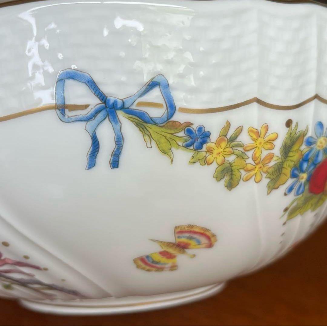 【希少品】リチャードジノリ★ファルファッレフィオリータ★サラダボウル②