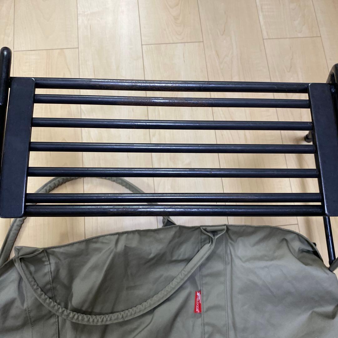 焚き火ラック　スチール製アウトドアテーブル 収納バッグ付き　FIELEOOR