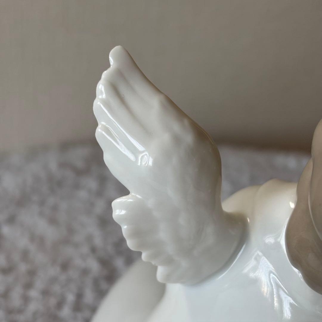 【新品・箱付き】リヤドロ 天使の考えごと（なんとかなるよ）