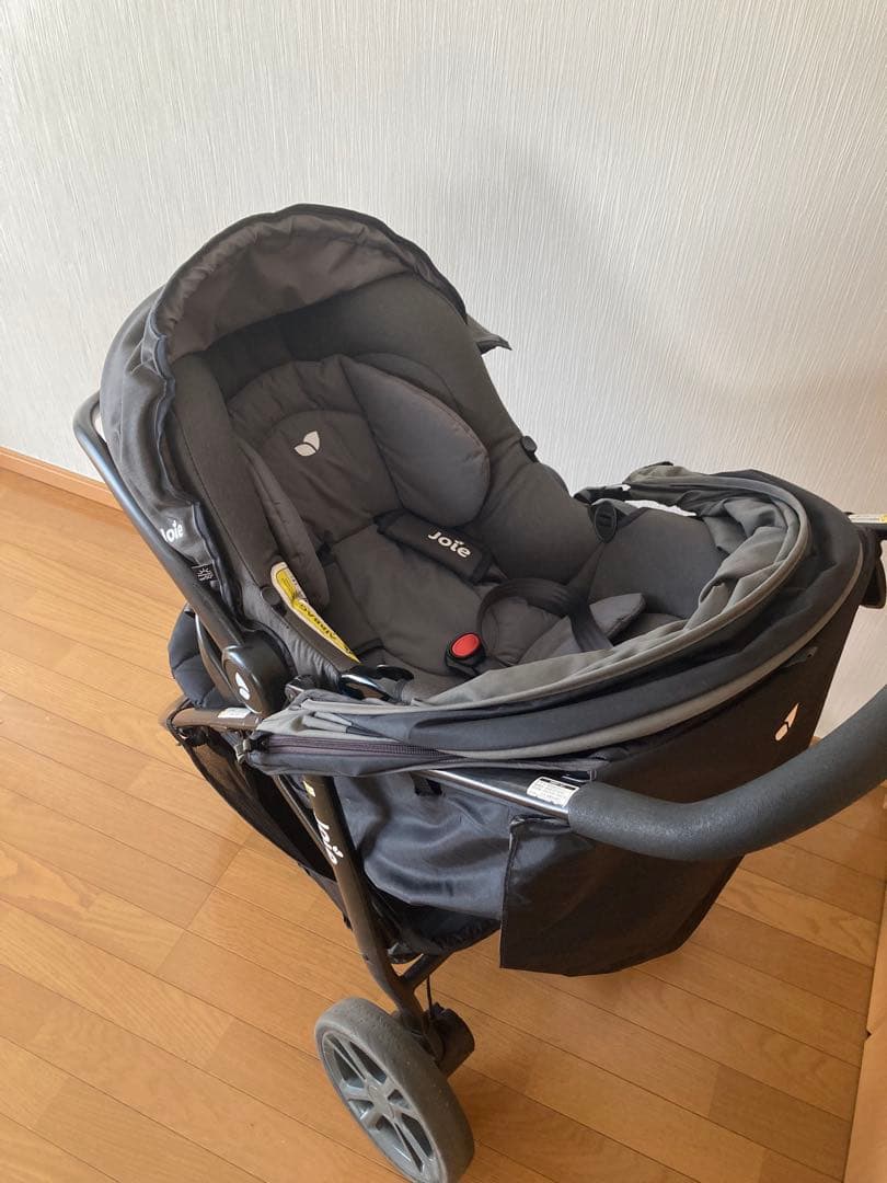 【Joie】ジョイー 3輪ベビーカー（レインカバー付）＆ベビーシートKATOJI