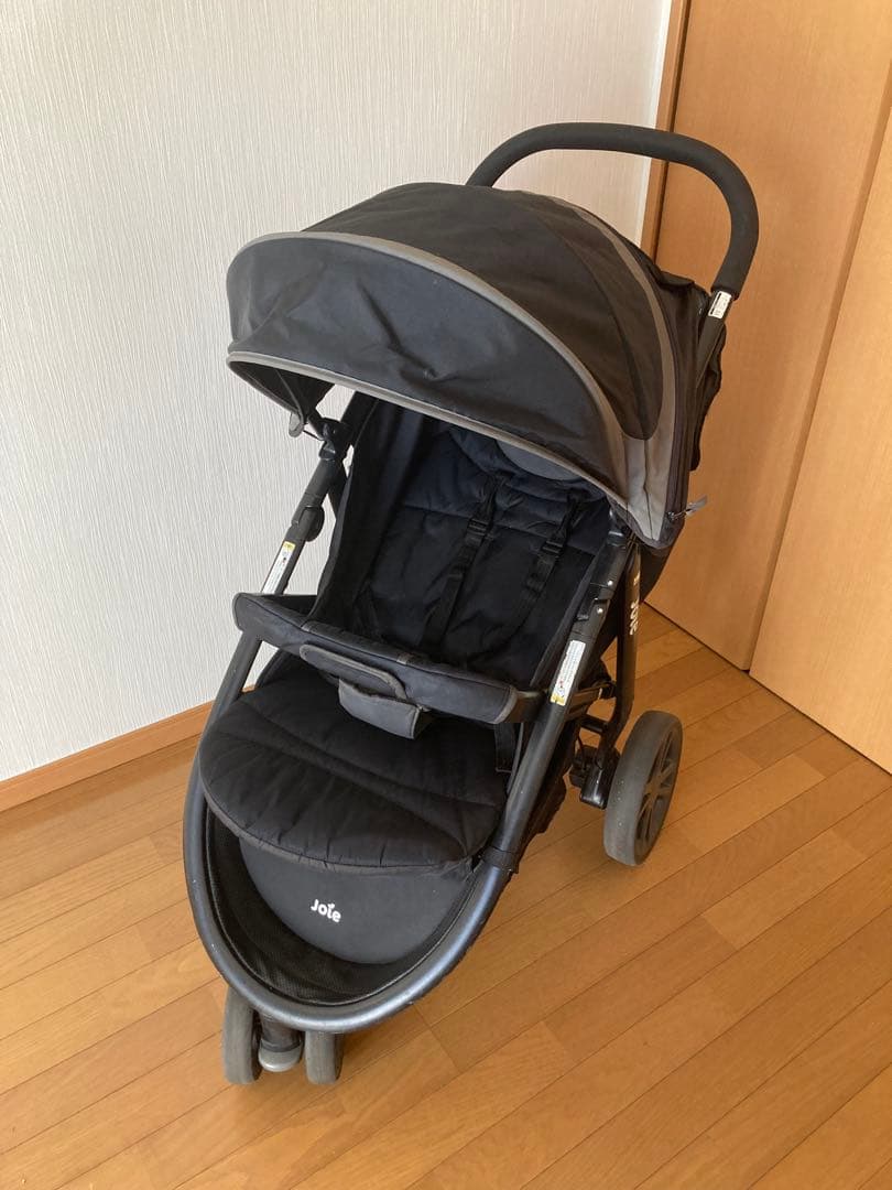 【Joie】ジョイー 3輪ベビーカー（レインカバー付）＆ベビーシートKATOJI