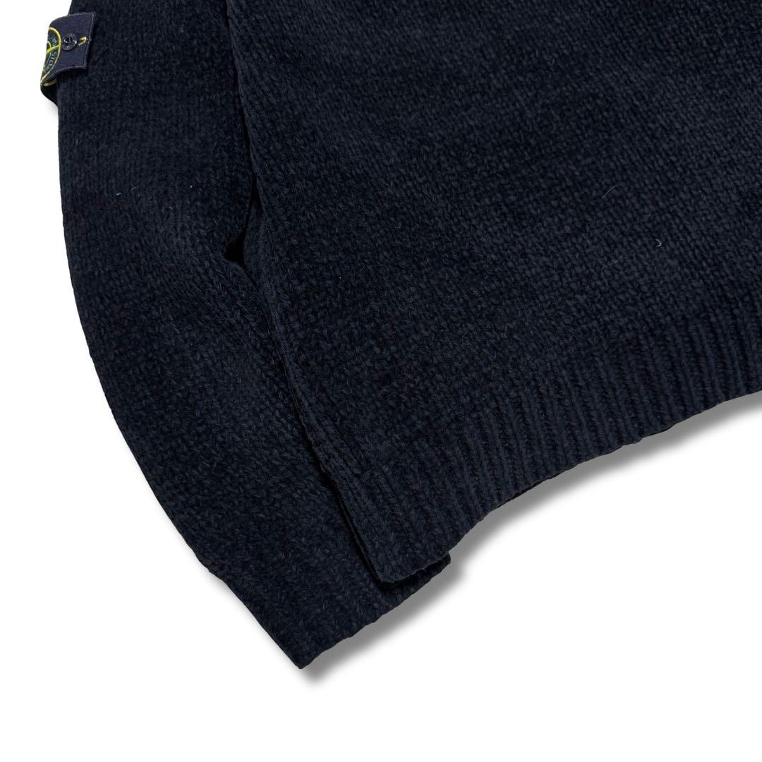 STONE  ストーンアイランド プレジデントニット S 黒