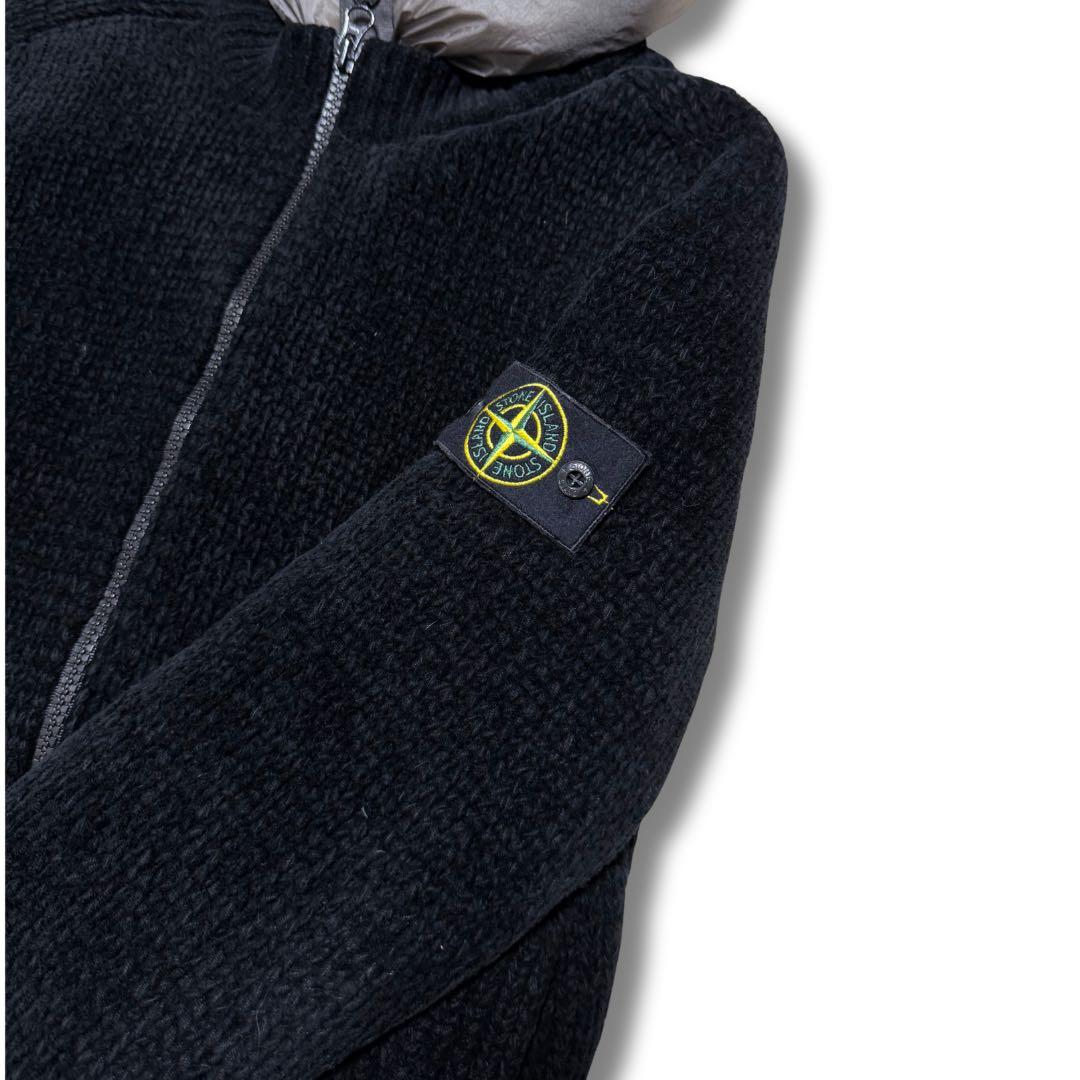 STONE  ストーンアイランド プレジデントニット S 黒