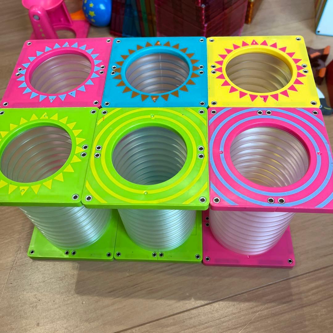 【限定値下げ】ピタゴラスボールコースターＤＸ　ボールコースターどうぶつえんセット