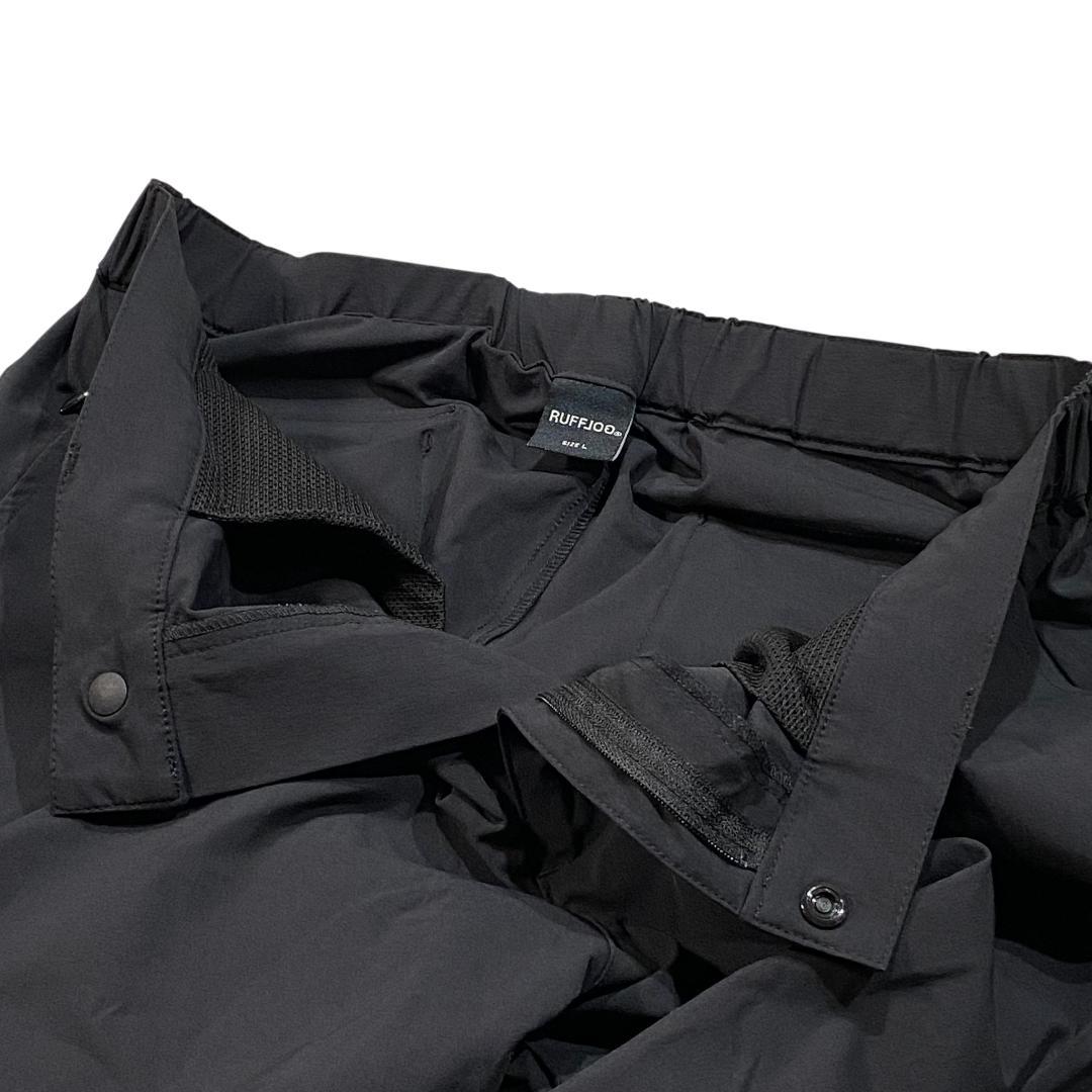 RUFFLOG ラフロッグ ストレッチ ロングパンツ L ブラック ゴルフ