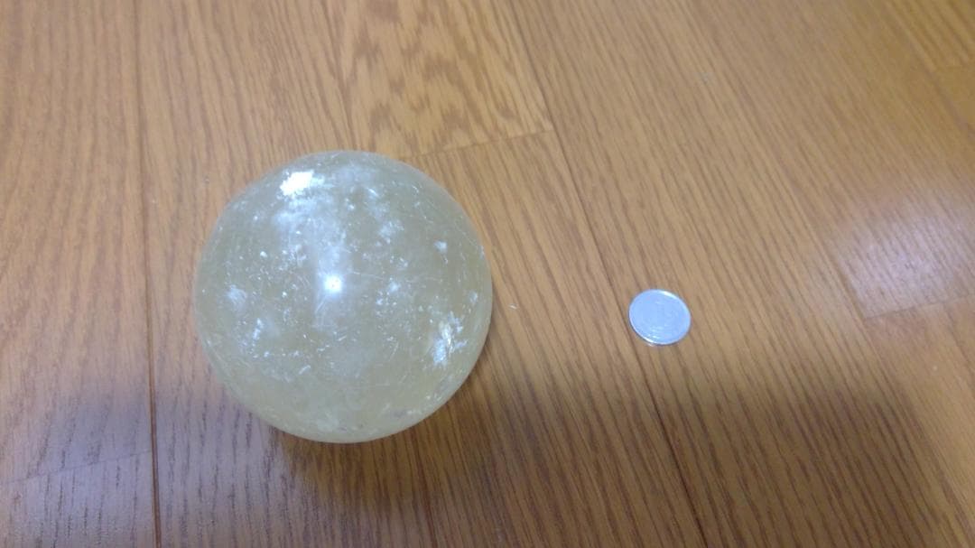 イエローカルサイト　パワーストーン置物