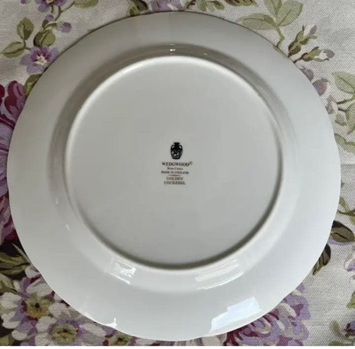 【美品】ウェッジウッド★ゴールデンコックレル★デザート皿1枚　お箱無し