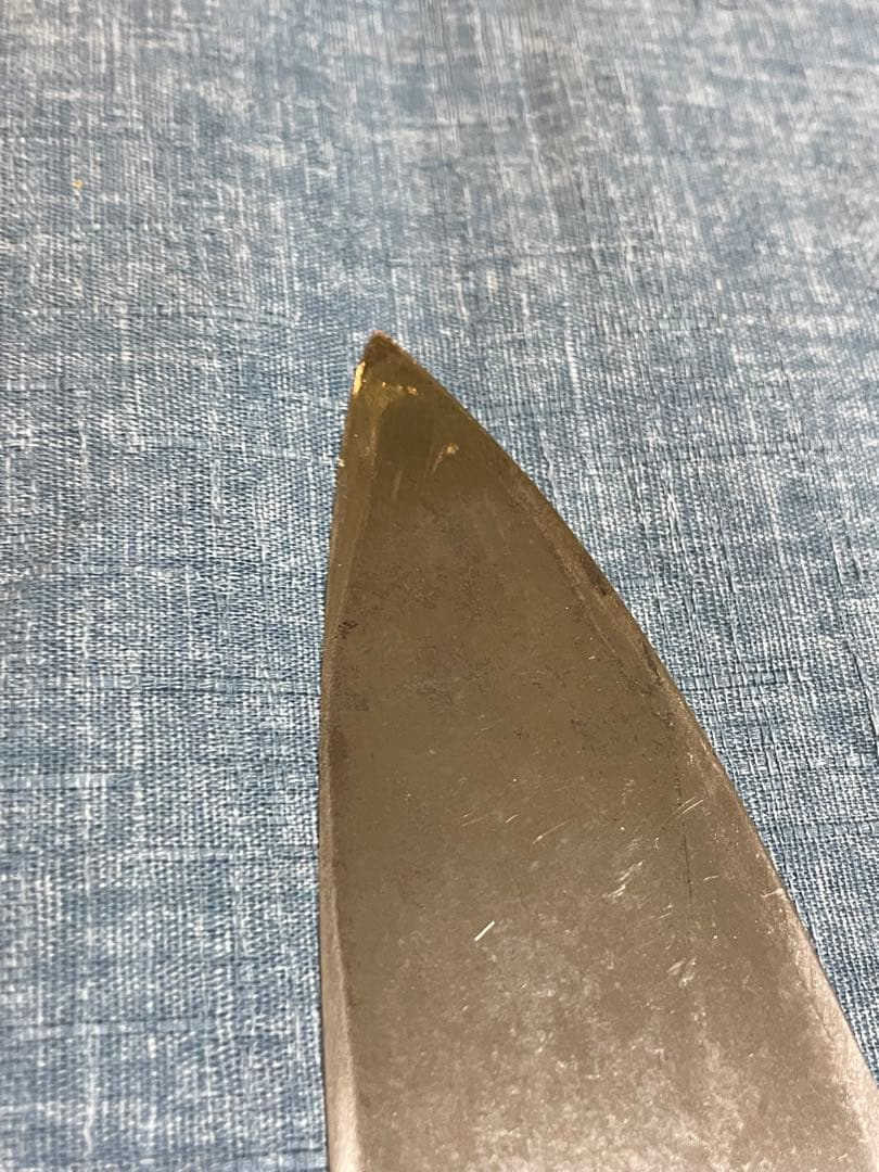 永世吉光　相出刃包丁　身卸包丁　水牛柄　刃渡り19.5センチ