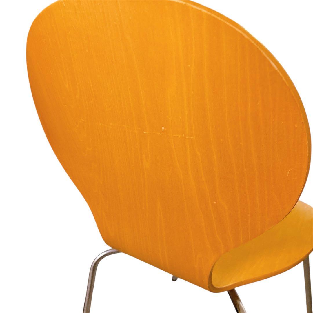 ダイニングチェア スタッキングチェア カフェ 木製 曲げ木 洋風 2脚セット