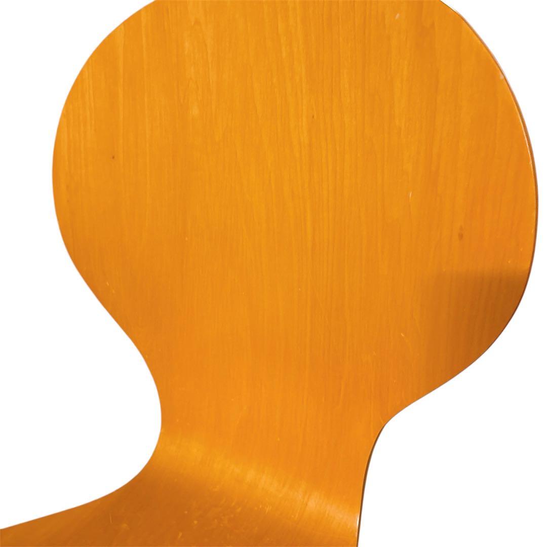 ダイニングチェア スタッキングチェア カフェ 木製 曲げ木 洋風 2脚セット