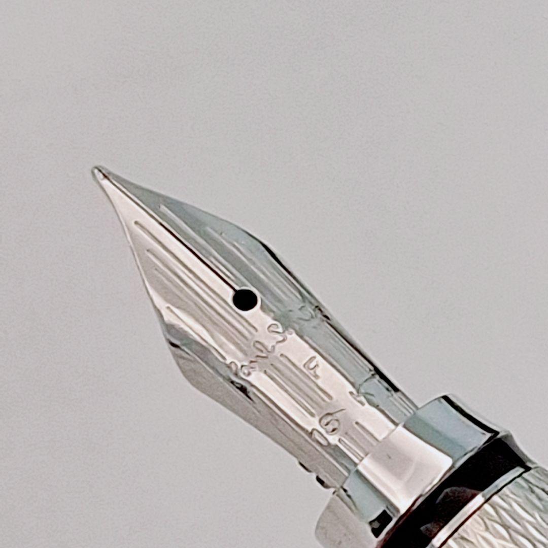 ポールスミス　チャコールグレーラッカー　万年筆　ペン先18K