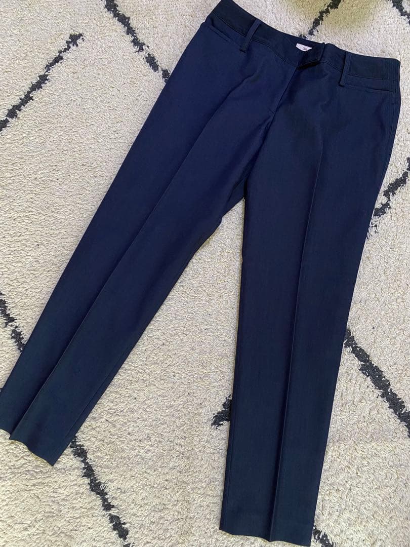 【美品】ORIHICA ネイビー ウォッシャブルスーツ 3点セット