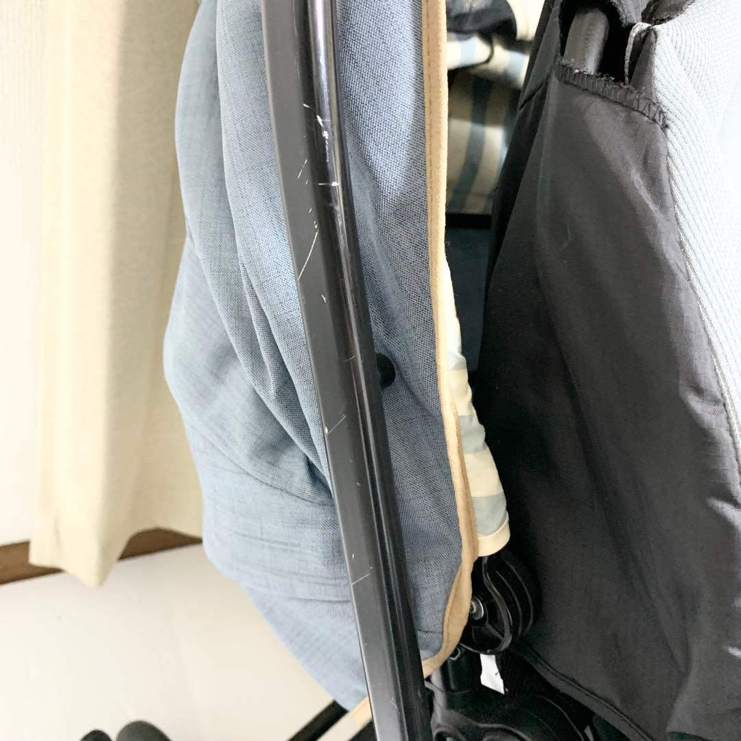 コンビ fugebaby ベビーカー メチャカル オート4キャス EG ブルー