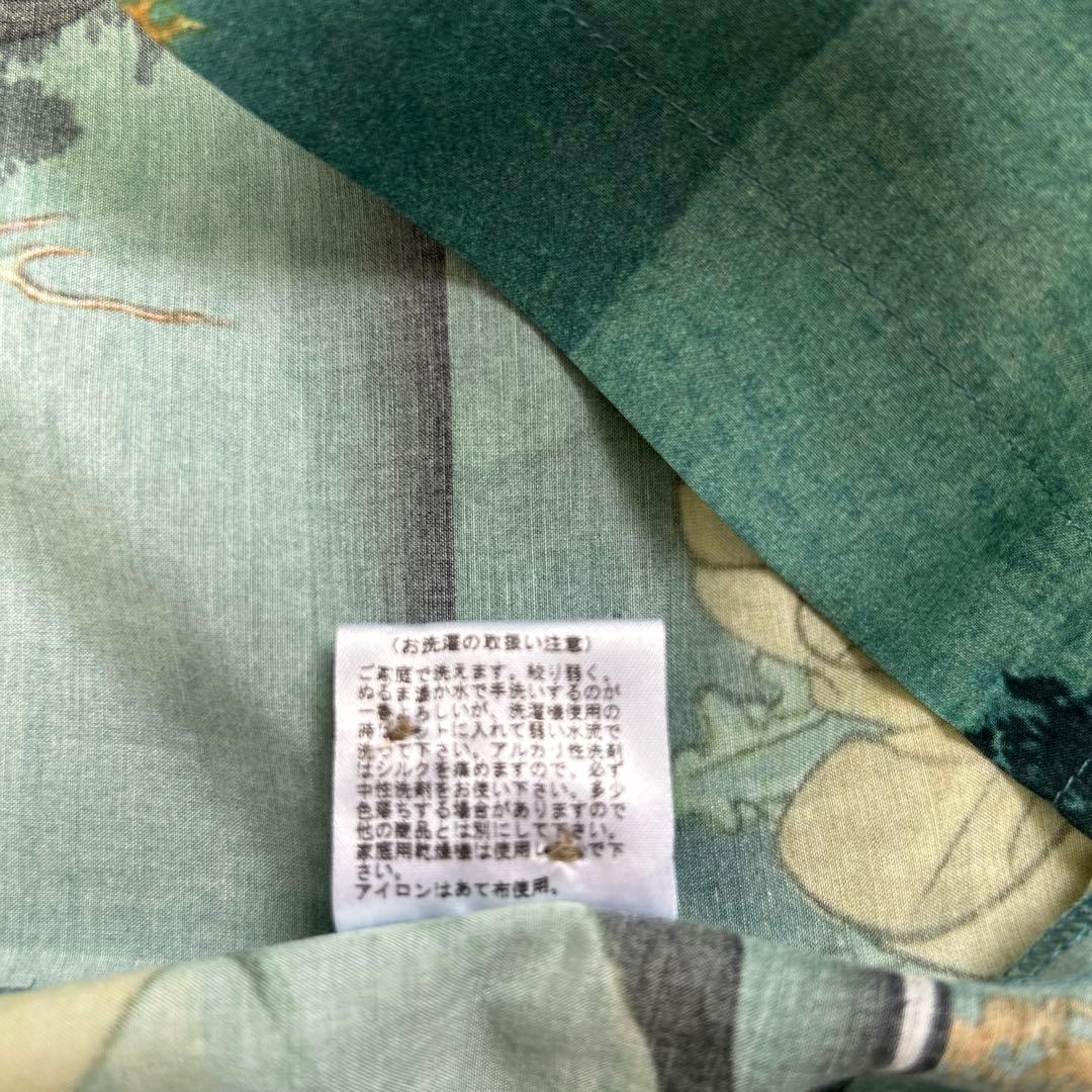 タグ付き Fukuwauchi フクワウチ アロハシャツ XL 浮世絵 幽霊