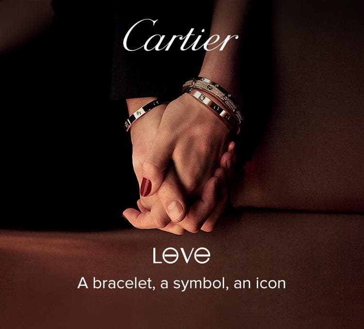 カルティエ ラブブレス　k18 wg 17 4p ダイヤ