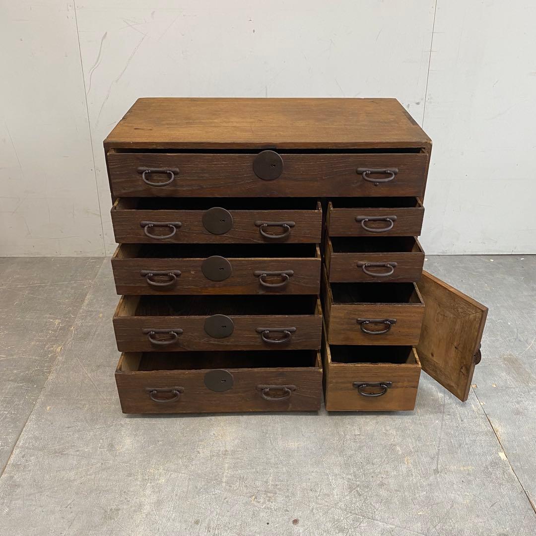 アンティーク チェスト 棚 収納 無垢材 チェスト テレビ台 z416