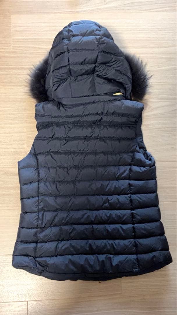 タトラス TATRAS ファー付き ダウンベスト ダウン ネイビー