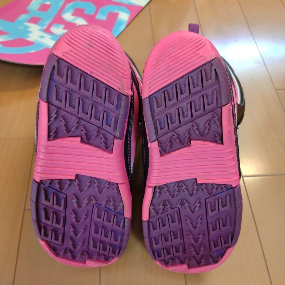 CSB スノーボード 133cm ビィンディング K2ブーツ 23センチ セット