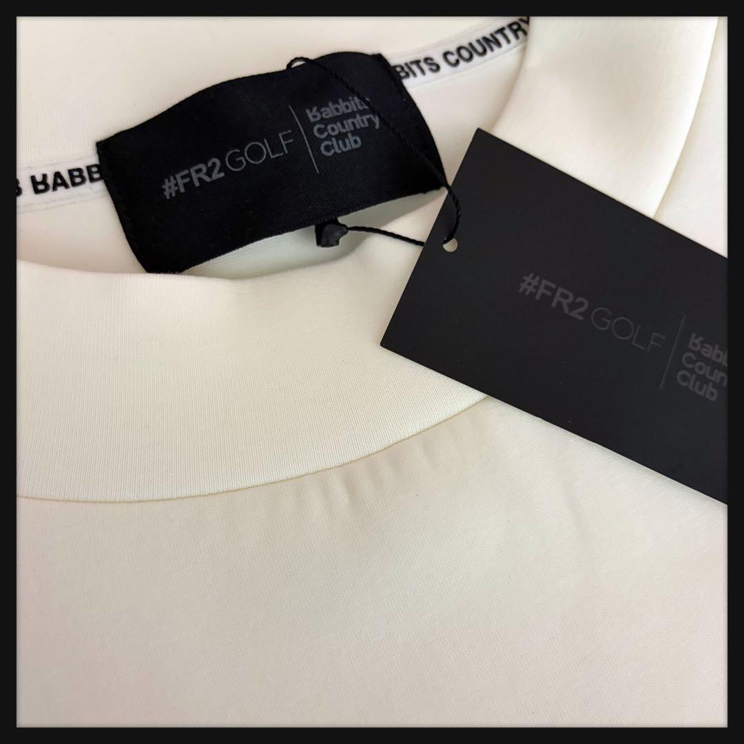 【新品タグ付】FR2 ゴルフ ビッグプリント スウェット クリーム 2XL