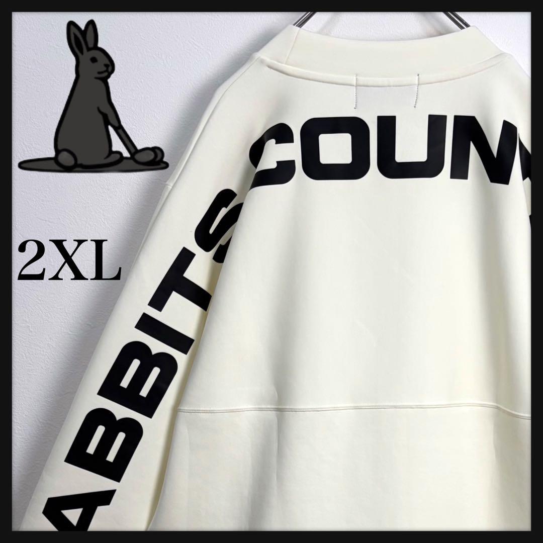 【新品タグ付】FR2 ゴルフ ビッグプリント スウェット クリーム 2XL