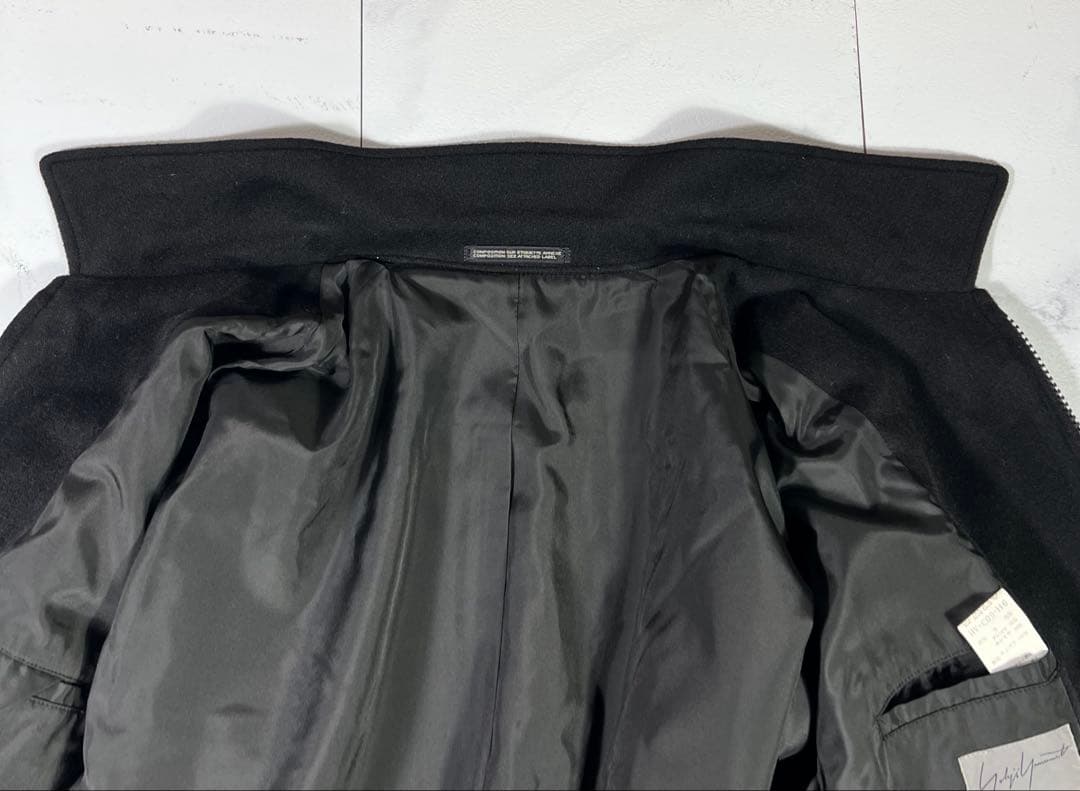 yohji yamamoto pour homme カシミヤ混 ジップコート