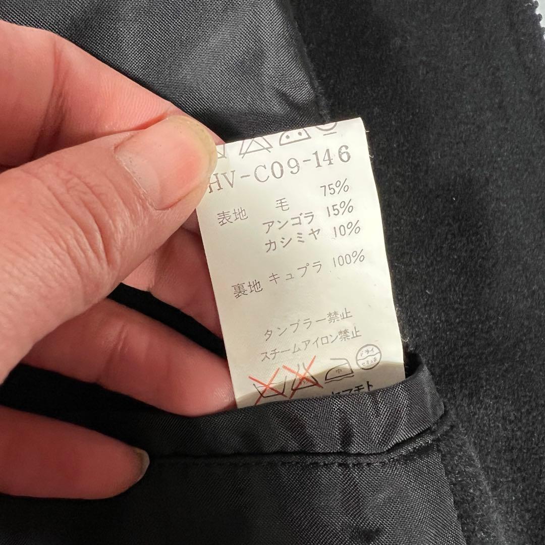 yohji yamamoto pour homme カシミヤ混 ジップコート