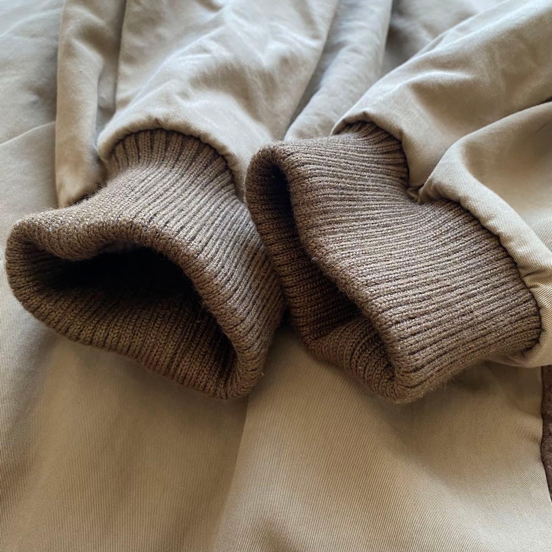 mizuiroind ミズイロインド バックボアコート ベージュ