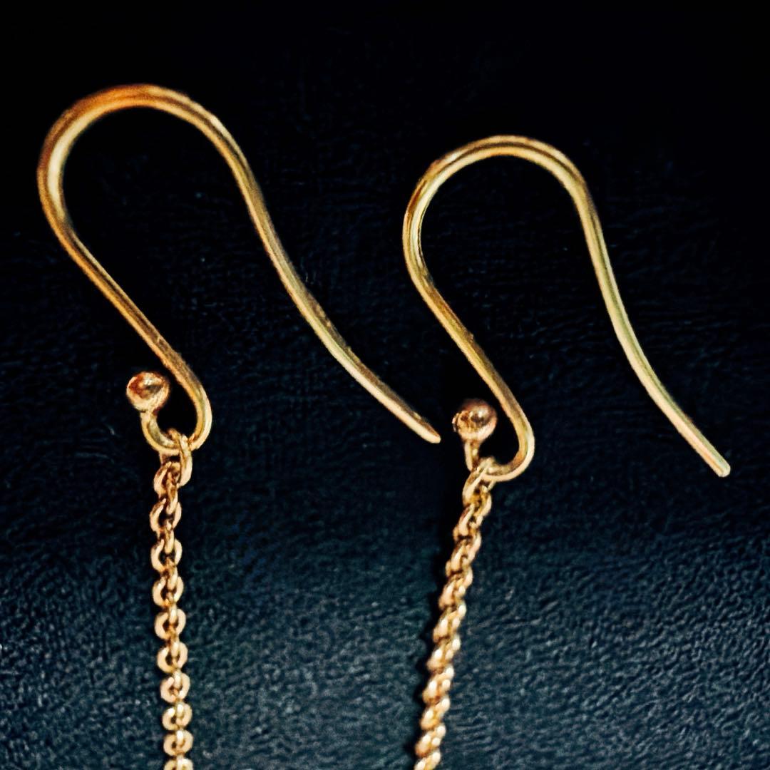 Y 　TIFFANYティファニー K18金　オープンハートピアス