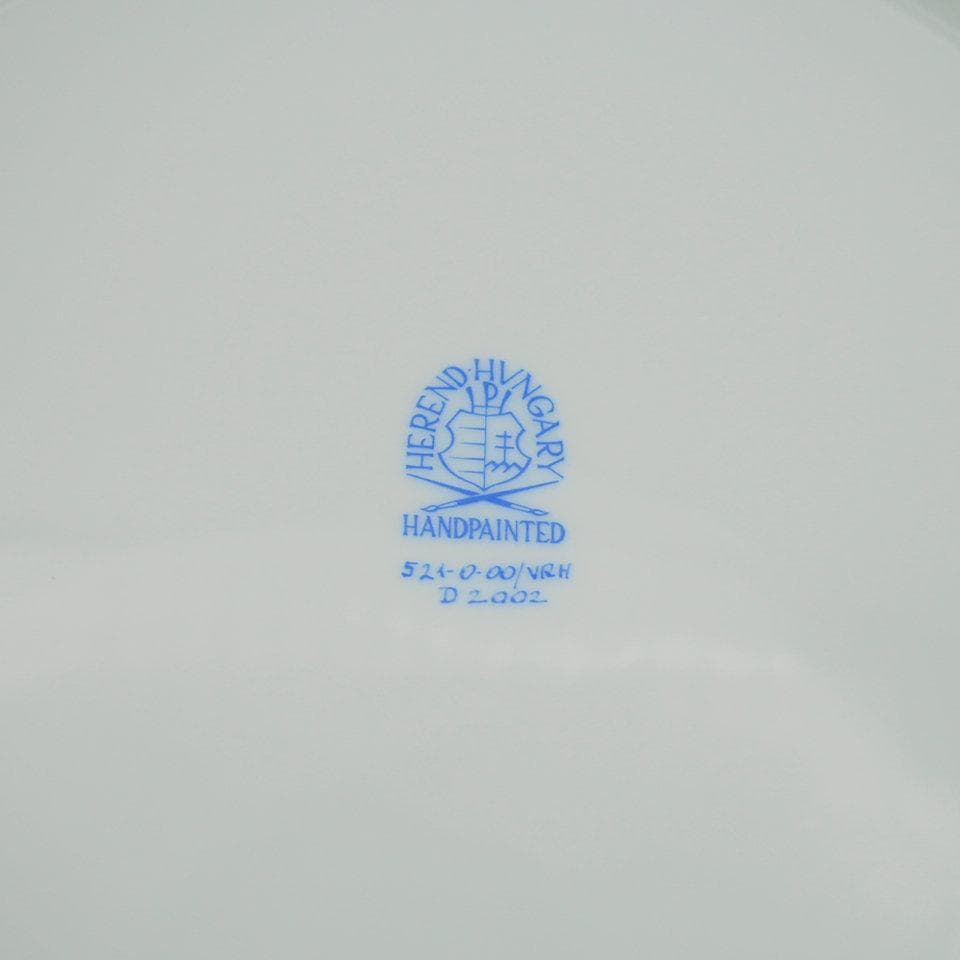 ヘレンド ウィーンの薔薇 521/VRH 23cm ランチプレート ペア #3