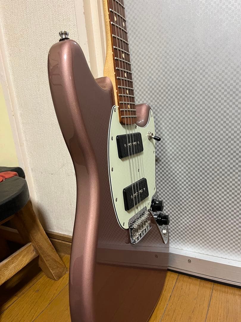 美品/ FENDER Mustang P90, Burgundy ムスタング