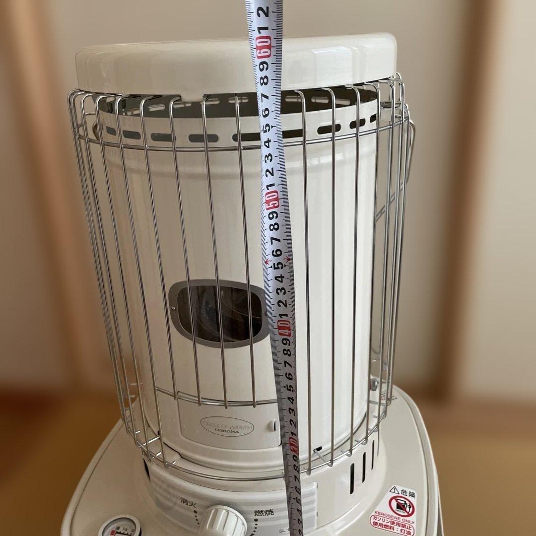 コロナ　石油ストーブ ホワイト 灯油 木造17畳まで